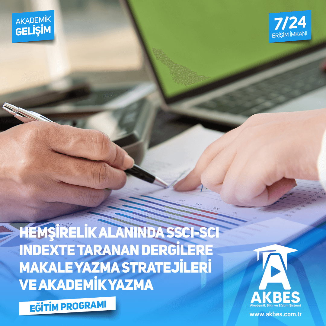  Bu eğitimde hemşirelik ve ebelik alanlarında araştırma yapan araştırmacıların SSCI-SCI indexte taranan dergilerde makale yazma yetkinliklerini artırmaya yönelik konular gözden geçirilmiştir.