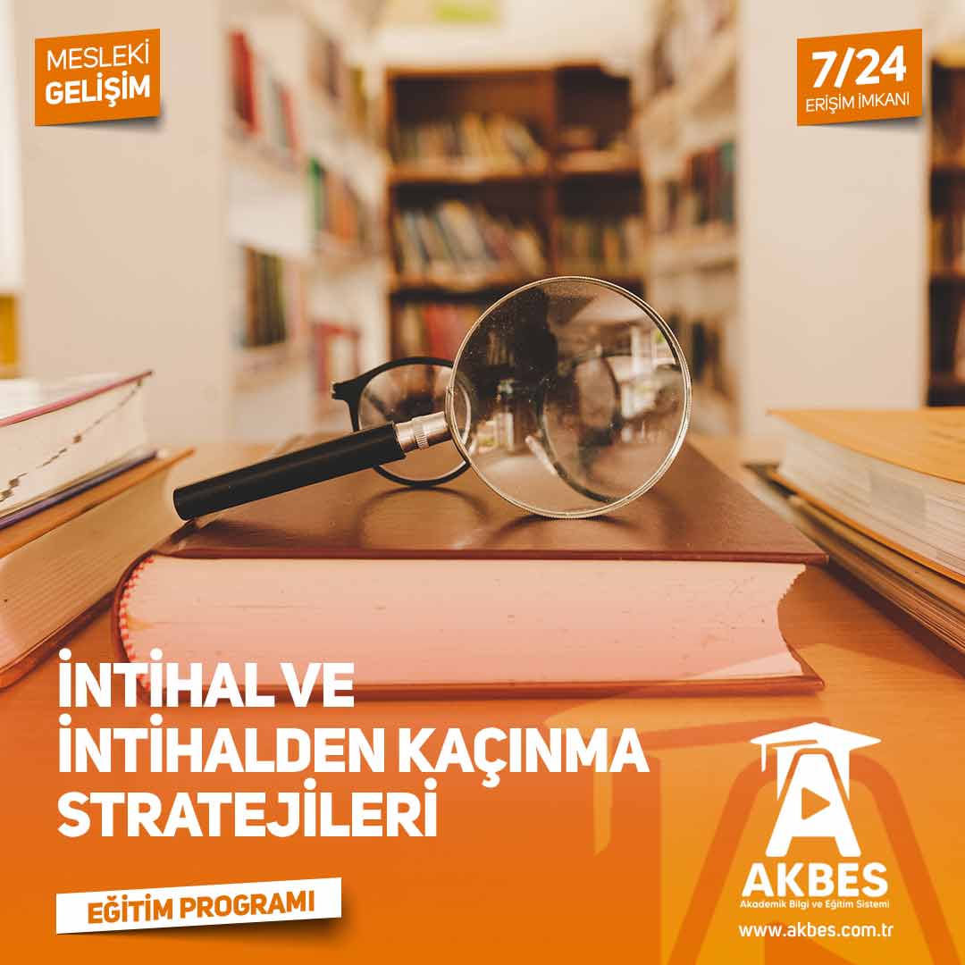 İntihal ve İntihalden Kaçınma Stratejileri Eğitim Programı