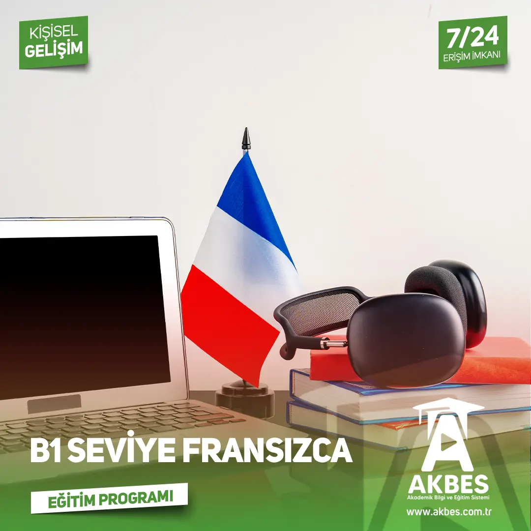 B1 Seviye Fransızca Eğitimi ile günlük konuşmalarınızı geliştirin, sınavlara hazırlanın ve akıcı bir Fransızca için dinleme ve yazma becerilerinizi artırın!